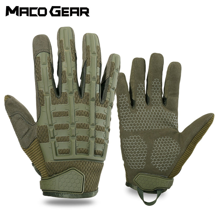 Macogear - Anti-Slip Tactical Gloves Full Finger