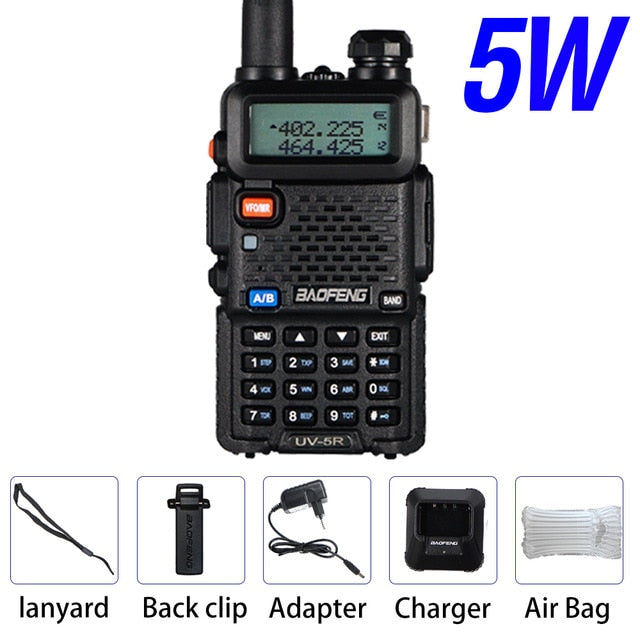 Baofeng - 8W UV-5R Dual Band Walkie FM Transceiver Amateur Ham CB Radio