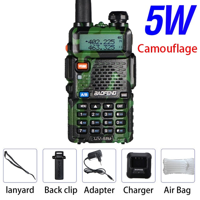 Baofeng - 8W UV-5R Dual Band Walkie FM Transceiver Amateur Ham CB Radio