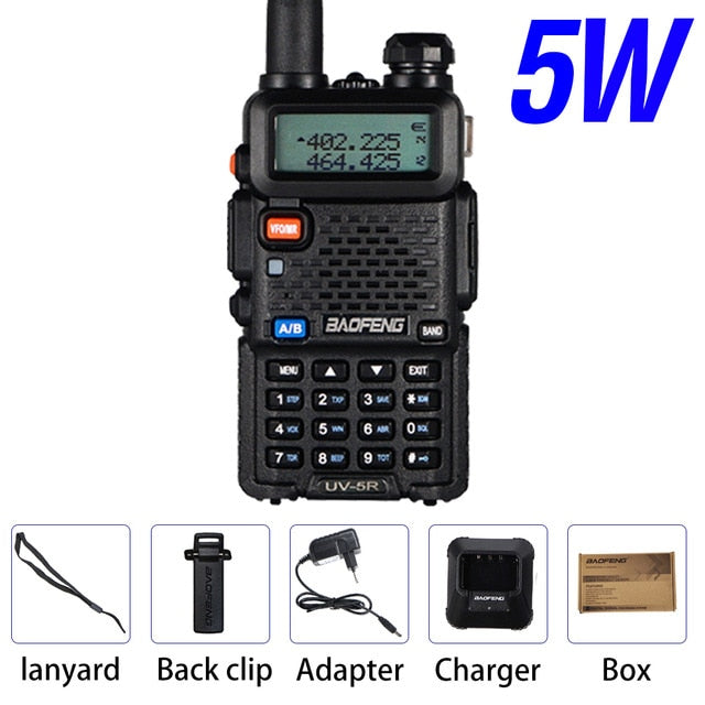 Baofeng - 8W UV-5R Dual Band Walkie FM Transceiver Amateur Ham CB Radio