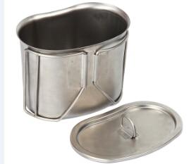 Yunhua - Stainless Steel Military Canteen 1L with 0.5L Cup