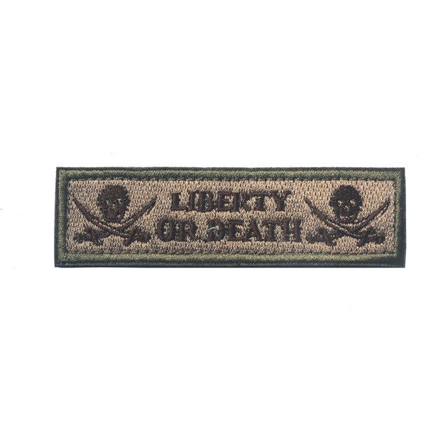 Incool - LIBERTY OR DEATH Morale Patch Hook & Loop