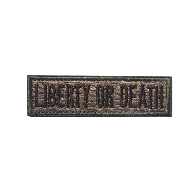 Incool - LIBERTY OR DEATH Morale Patch Hook & Loop