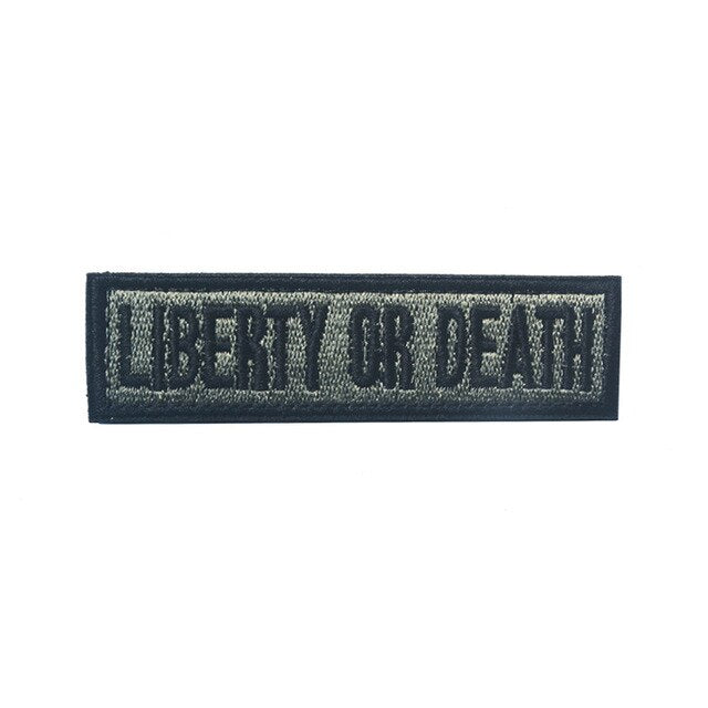 Incool - LIBERTY OR DEATH Morale Patch Hook & Loop