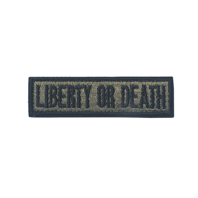 Incool - LIBERTY OR DEATH Morale Patch Hook & Loop