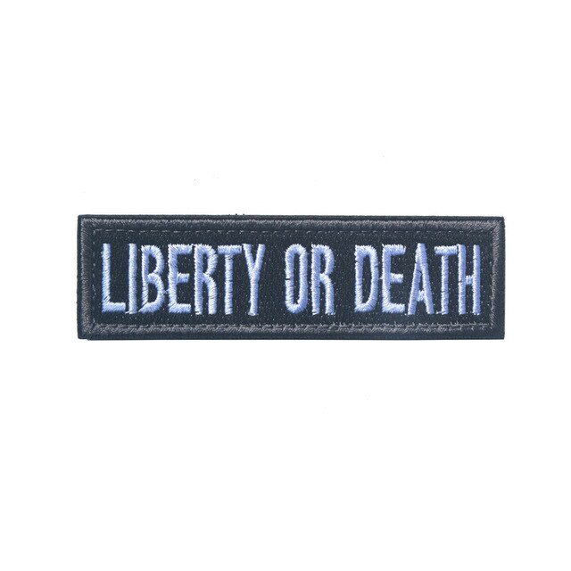 Incool - LIBERTY OR DEATH Morale Patch Hook & Loop