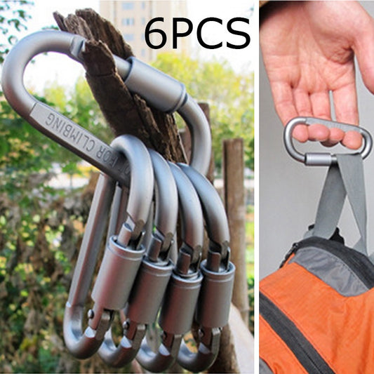 EDC1991 - Outdoor EDC Tools Safety Hang Buckle Quickdraw Aluminum Alloy Carabiner