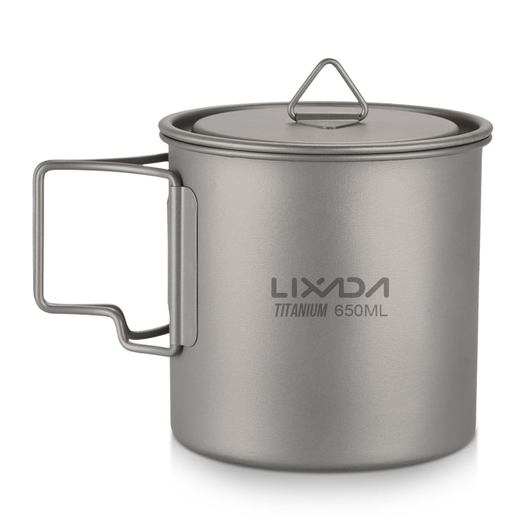 Lixada - Ultralight Titanium Mug 300/350/550/650ml